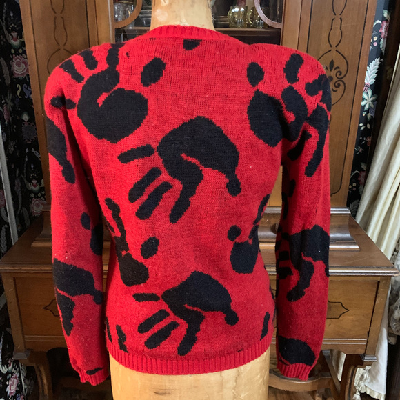 8s Betsey Johnson Handprint Sweater 
